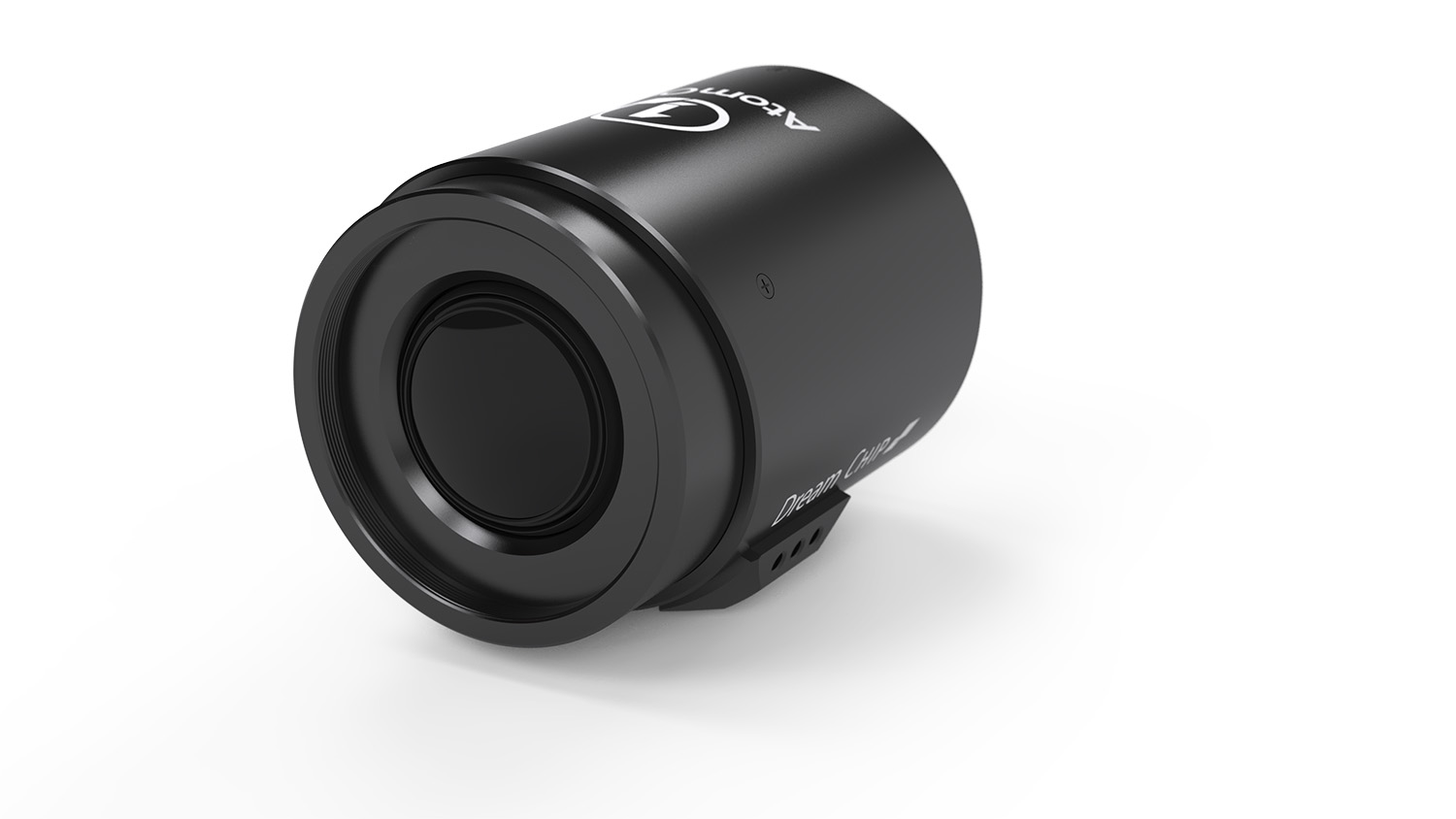 Product Image: AtomOne mini Zoom, front view; shows lens, full item and partial branding