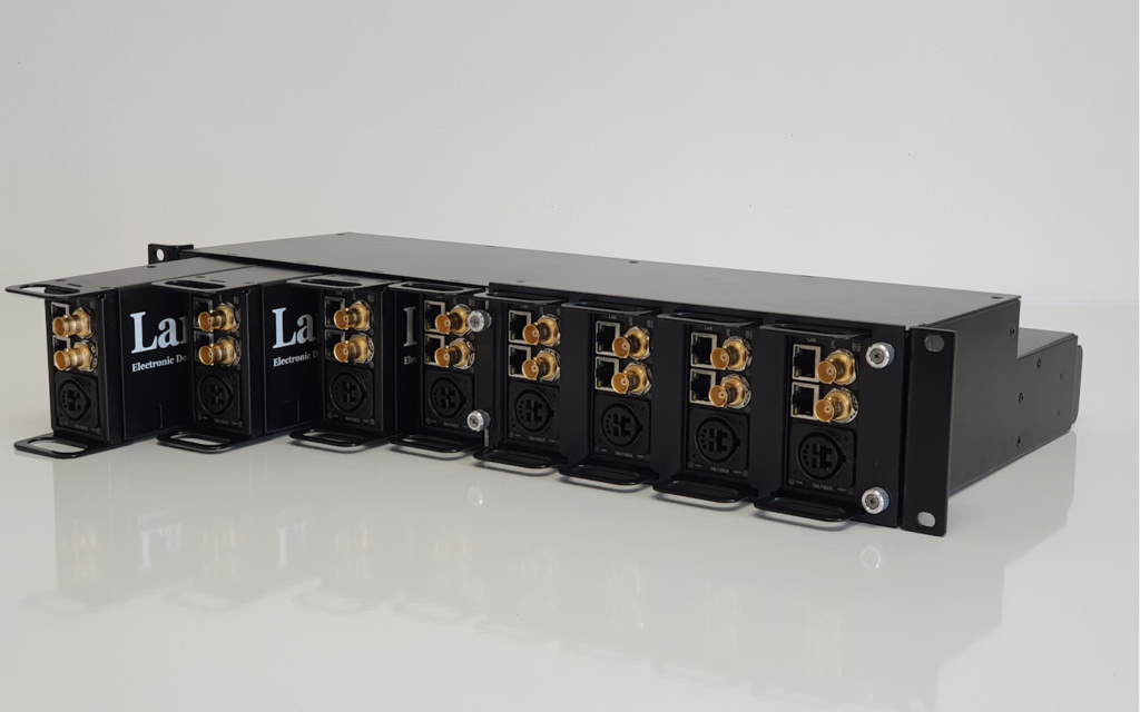 LanSee Tidy Boxes in a rack